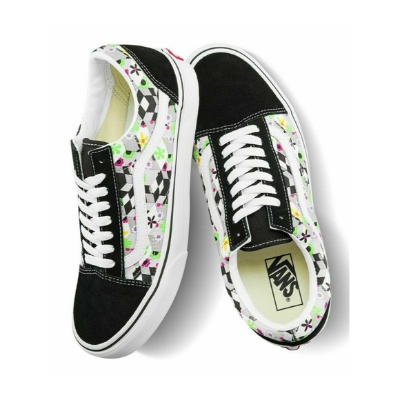 Vans Old Skool Checker Cube Mens Shoes Black True White VN0A3WKT3XR NEW Sz 12 - Picture 4 of 9